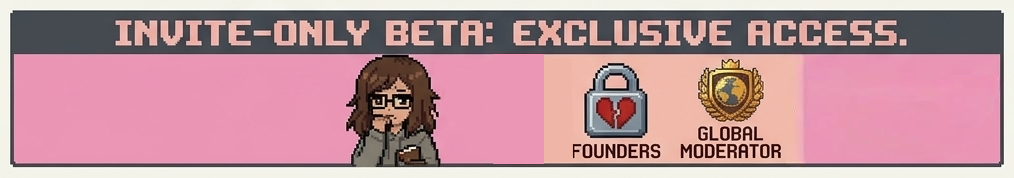 Beta access banner